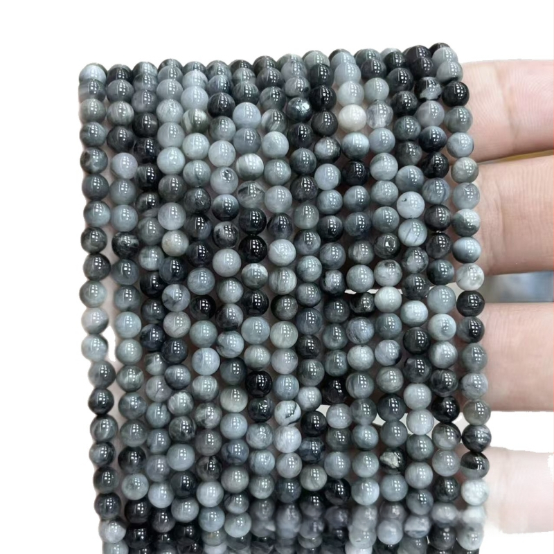 AB-razina kuglice od kamena oka orla za DIY nakit, slobodne perle za narukvicu, 4-14 mm