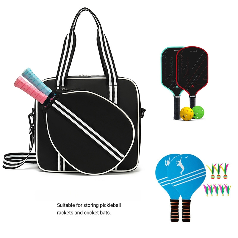 Torba za pickleball s naramenicom, model 2026, velika kapaciteta, torba za pohranu reketa