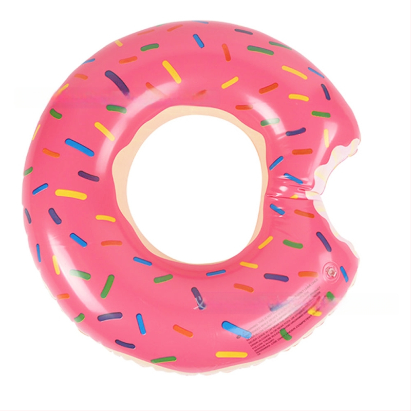 Nafukiva donut plutač za bazen za odrasle, ružičasta i smeđa PVC