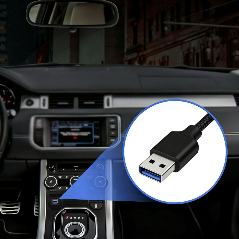 Štvorcový USB kábel so dvoma portmi USB 3.0/2.0, vodotesný pre palubnú dosku auta, lode a motocyklu