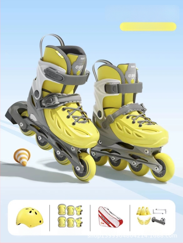 Dječje inline patike s čvrstim kućištem, za početnike, unisex