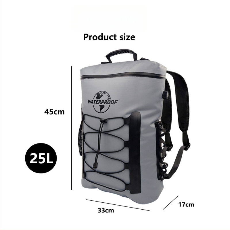 Vodootporan outdoor ruksak 25L, PVC, za putovanja, planinarenje i kampiranje, unisex