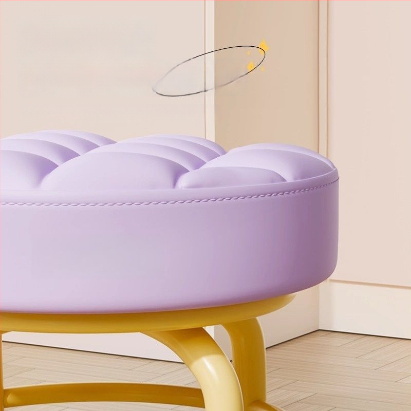Dopamine mali kružni stol s okretno kolutima, niski stol za kućnu upotrebu, za dnevni boravak i učenje hodanja djeteta