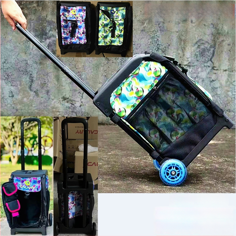 Set za djecu: rolanje, inline skates i zaštitna oprema uz kofer s kotačićima