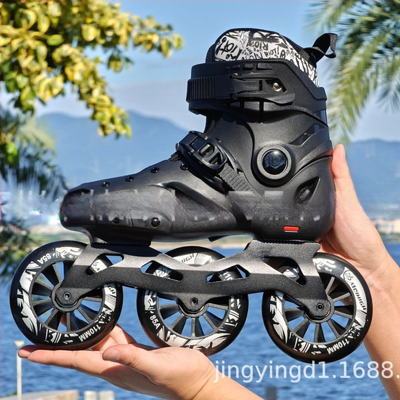 Meigao profesionalne inline patike za odrasle, unisex, s PU kotačićima