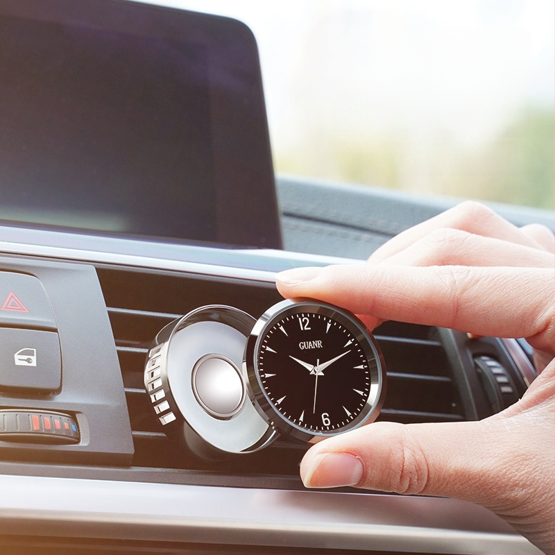 Novi luksuzni difuzor mirisa za automobil, u obliku sata za ventilaciju, lagani miris, dekorativni unutarnji dodatak