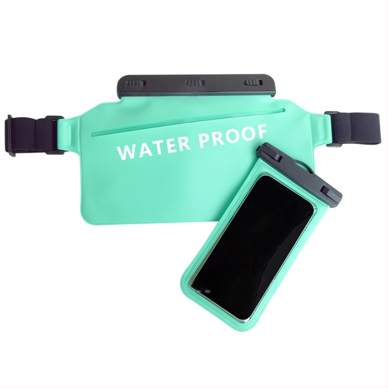 PVC vodootporna torbica za pojas za rafting i plažu, IPX8 vodootporna kutija za telefon s velikim kapacitetom