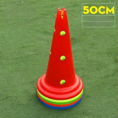 52 cm PE posuda za prepreke s okruglom dnom i otvorima za nogometni trening