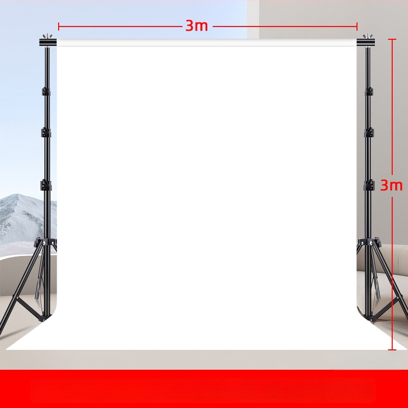 Fundal alb pentru fotografie, țesătură catifelată, 2×3 m
