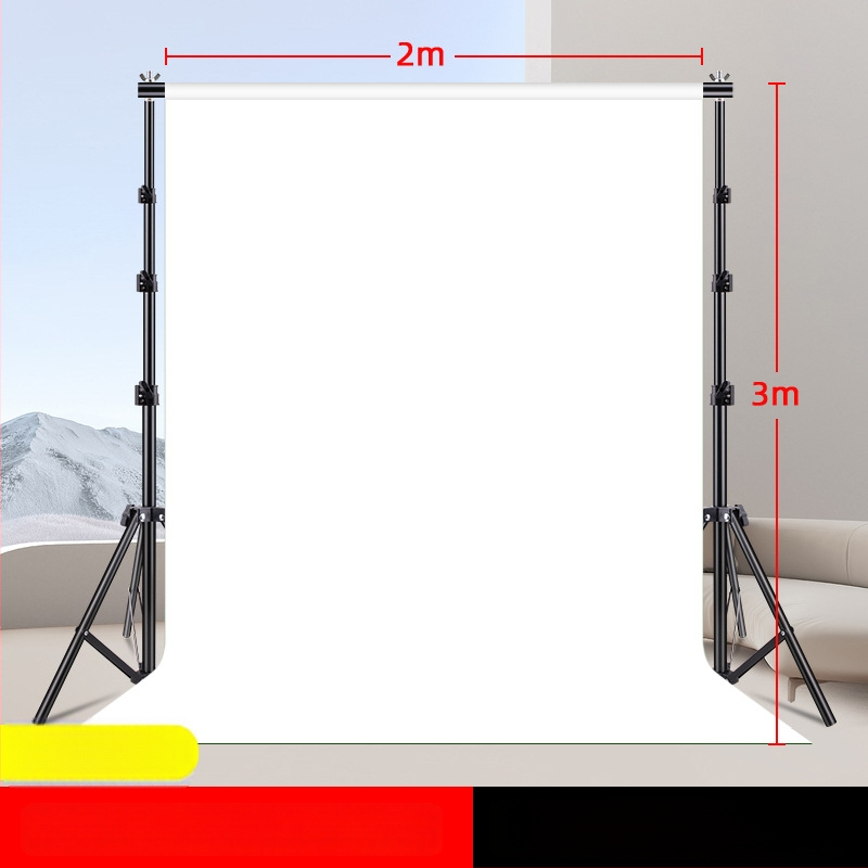 Fundal alb pentru fotografie, țesătură catifelată, 2×3 m