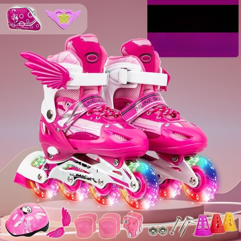 Dječje inline skates s podesivom veličine za dječake i djevojčice, 3–12 godina