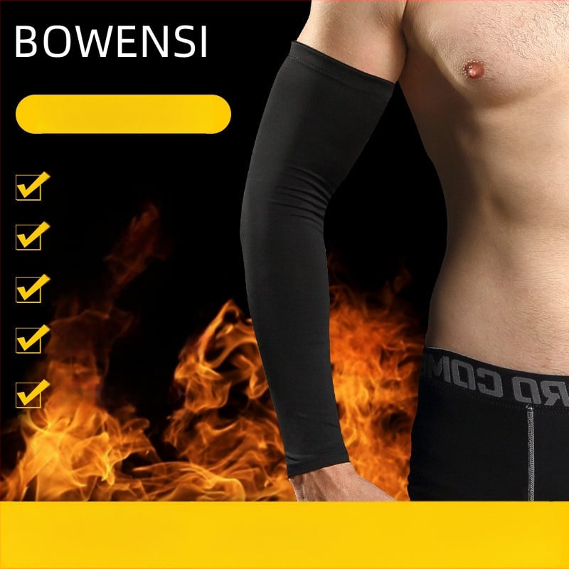 Burvens лакътен предпазен ръкав – топъл флийс, спандекс, подходящ за бягане, колоездене, планински преходи и ски