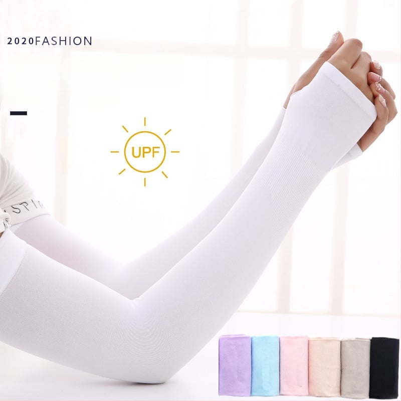 Nyári Ice Silk karvédők kültéri sportokhoz, napvédő és karvédelem, uniszex, kerékpárhoz, vezetéshez, túrához