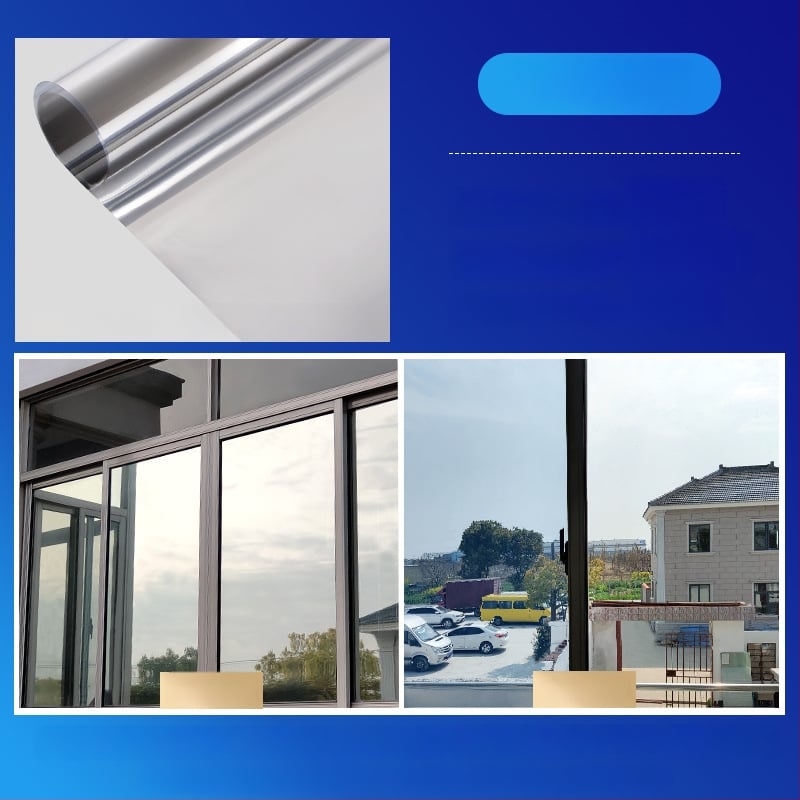 Staklena folija za prozore termička izolacija i privatnost — jednosmjerna vidljivost, zaštita od sunca, za prozore i balkon