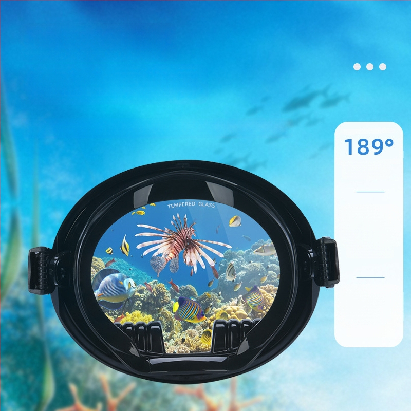 Maska za ronjenje za odrasle s velikim okvirom, HD jasno za slobodno ronjenje i snorkeling