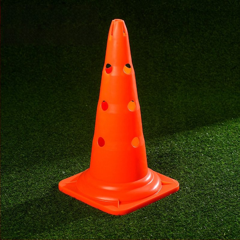 52 cm plastična kanta s debelim četvrtastim dnom i otvorima, za nogometni trening, prepreke i konuse za treniranje