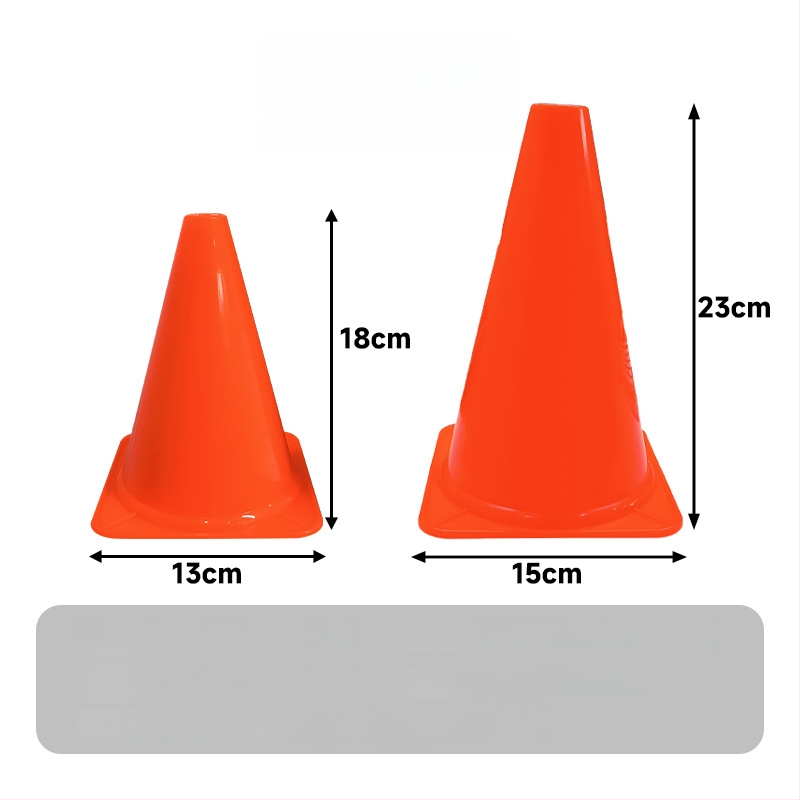 18 cm marker konus, 23 cm konus za trening s loptom, 32 cm prepreke markeri za nogometnu treniranje