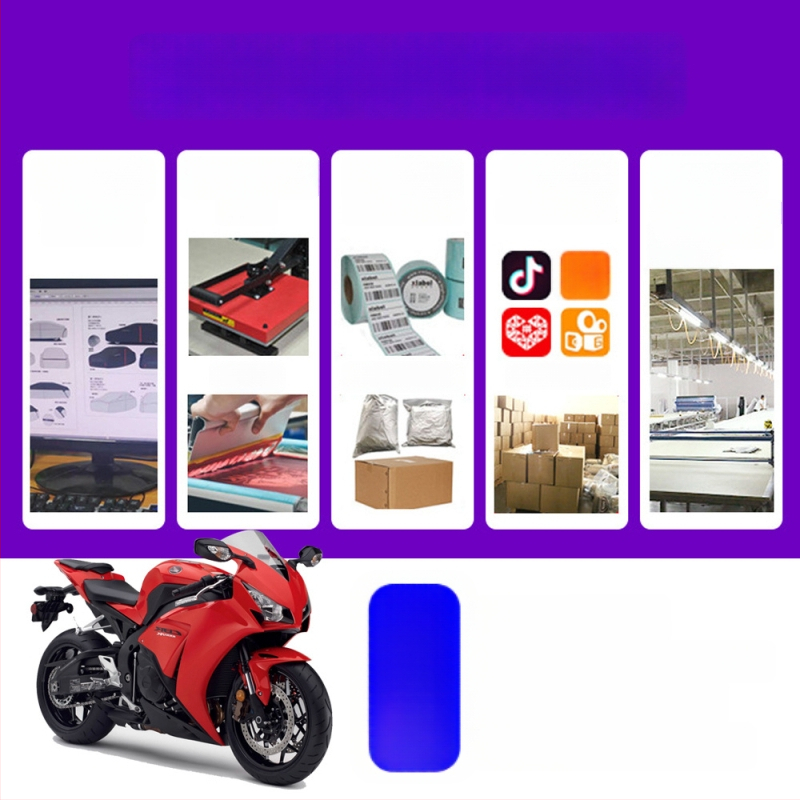 Univerzalna navlaka za motocikl s UV zaštitom, vodootporna i otporna na prašinu, debelim aluminijskim folijom