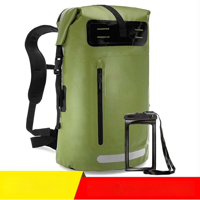 35L vodootporan ruksak za outdoor aktivnosti: vožnja biciklom, kampiranje, vodeni sportovi, s odjeljkom za suho i mokro