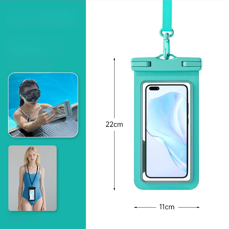 Vodootporna torbica za telefon za snimanje jedne ruke, protuklizna, s dodirnim zaslonom, pogodna za ronjenje, rafting i aktivnosti na otvorenom