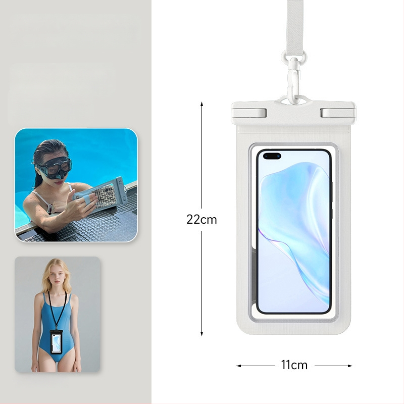 Vodootporna torbica za telefon za snimanje jedne ruke, protuklizna, s dodirnim zaslonom, pogodna za ronjenje, rafting i aktivnosti na otvorenom