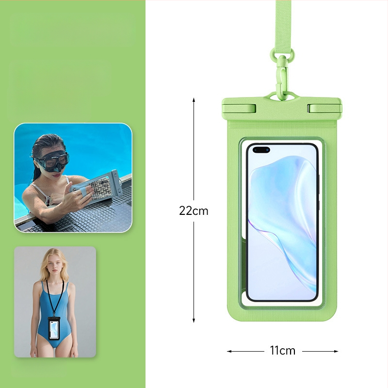Vodootporna torbica za telefon za snimanje jedne ruke, protuklizna, s dodirnim zaslonom, pogodna za ronjenje, rafting i aktivnosti na otvorenom