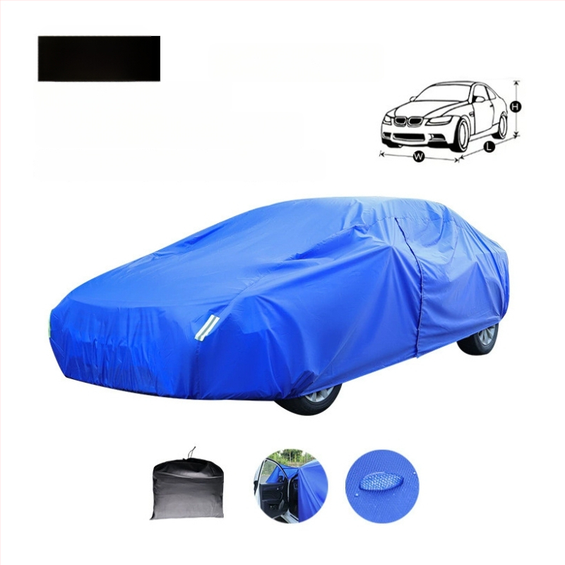 Izdrživi auto pokrivač od Oxford tkanine, potpuno pokrivanje štiti od prašine i kiše za garažu, pogodan za sedan i SUV