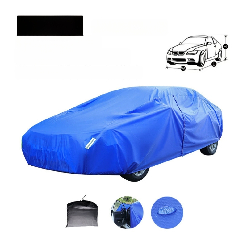 Izdrživi auto pokrivač od Oxford tkanine, potpuno pokrivanje štiti od prašine i kiše za garažu, pogodan za sedan i SUV