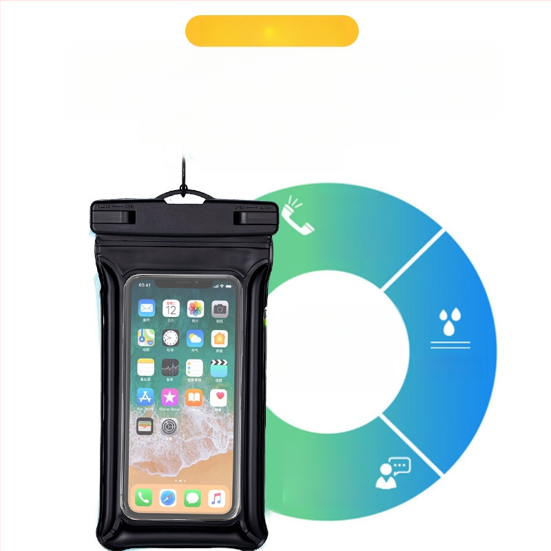 PVC velika vodootporna torbica za telefon s osjetnim zaslonom, zatvorena za plažu, plivanje i ronjenje