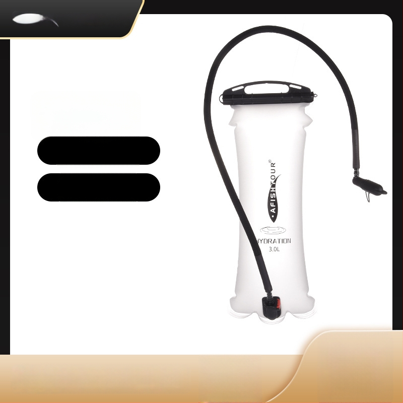 AFISHTOUR Prijenosna sklopiva TPU vodena torba – za outdoor aktivnosti, 1L/2L/3L, vodootporna, hidratacijski ruksak za trčanje, vožnju bicikla, planinarenje i kampiranje