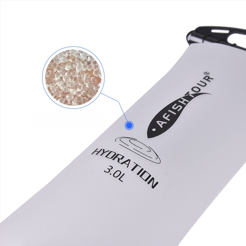 AFISHTOUR Prijenosna sklopiva TPU vodena torba – za outdoor aktivnosti, 1L/2L/3L, vodootporna, hidratacijski ruksak za trčanje, vožnju bicikla, planinarenje i kampiranje