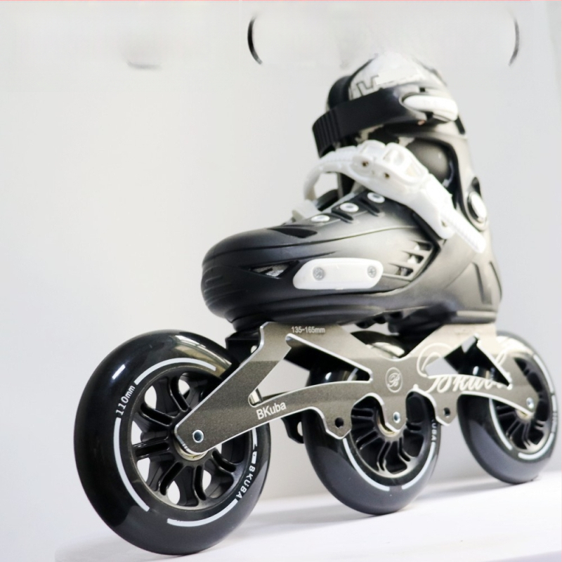 Inline skates za početnike, za odrasle i djecu, brze, s prilagodljivom trokolnom konstrukcijom i protukliznom površinom