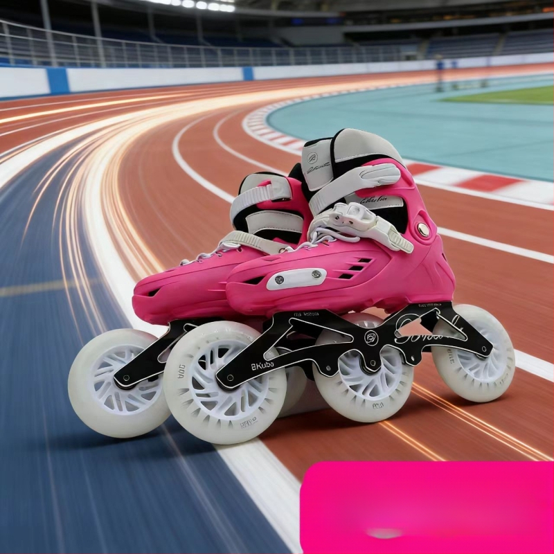 Inline skates za početnike, za odrasle i djecu, brze, s prilagodljivom trokolnom konstrukcijom i protukliznom površinom