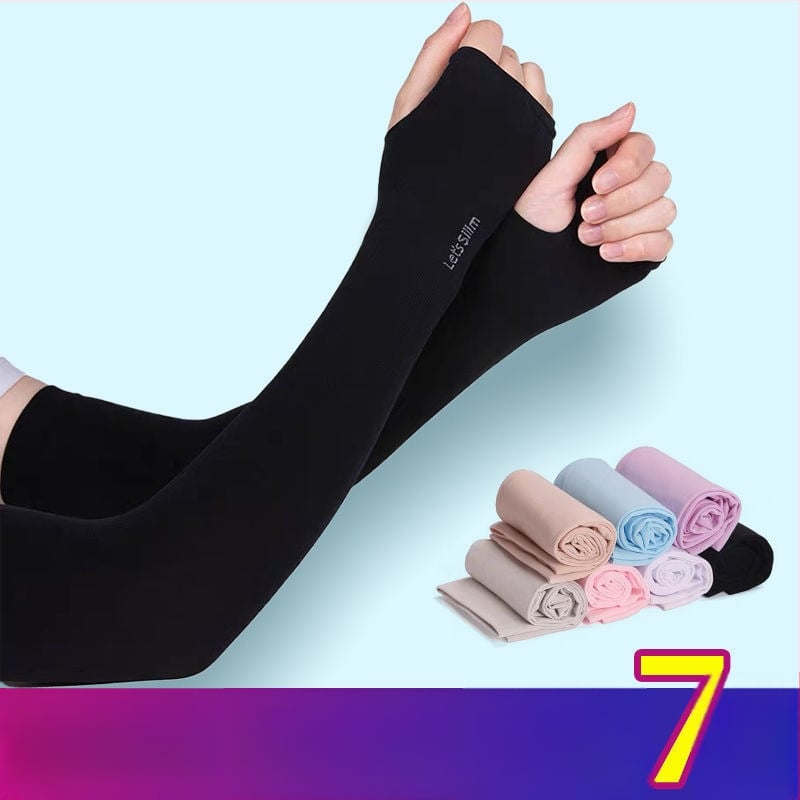 2 páry UV rukávov z Ice Silk, priedušné, na vonkajšie použitie