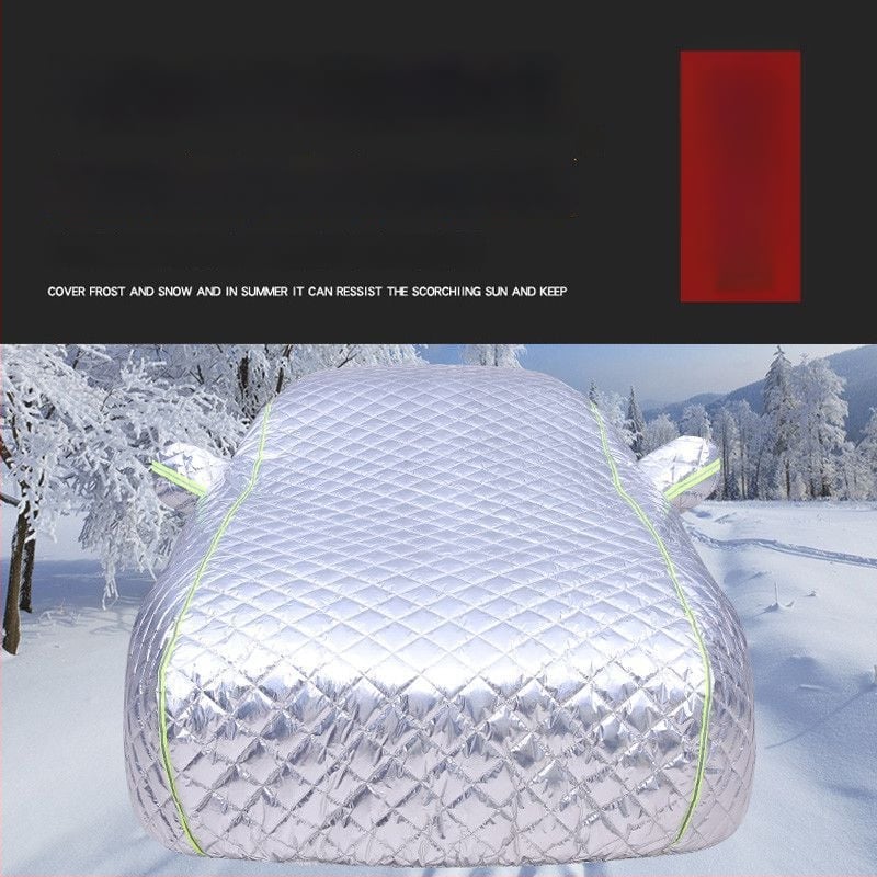 Izuzetno debeli auto pokrov protiv grada, sunca, kiše i snijega, toplinske izolacije i potpuno pokriće