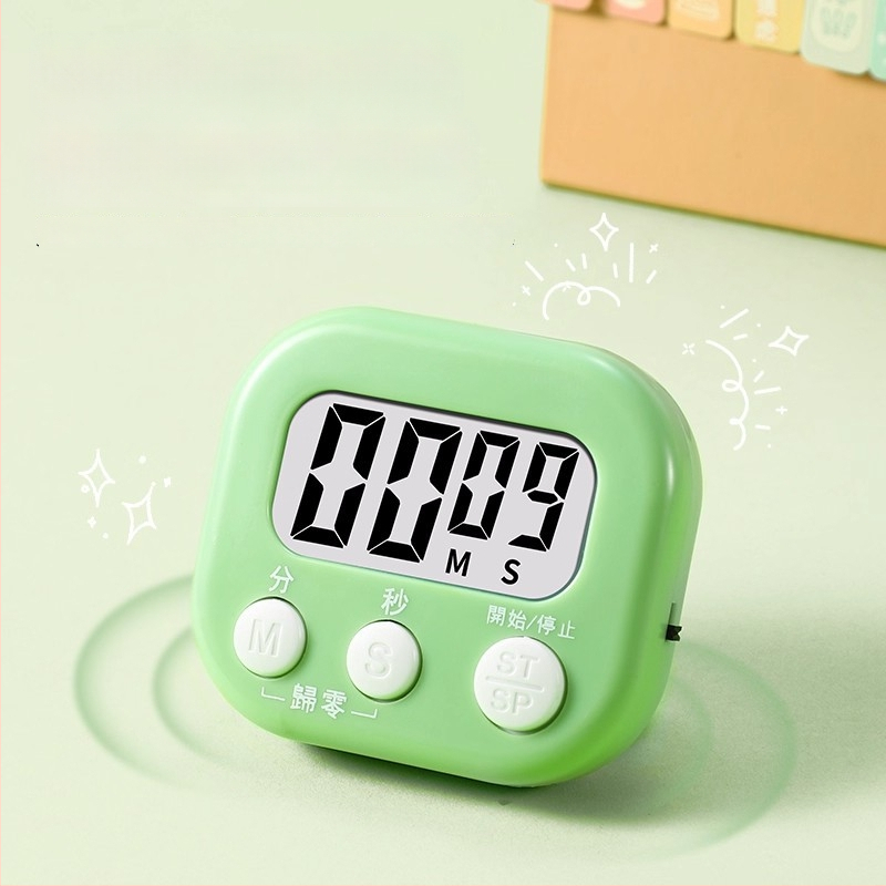 Digitalni timer za učenje s alarmom i podsjetnikom odbrojavanja za pripremu ispita; kuhinjski timer za pečenje