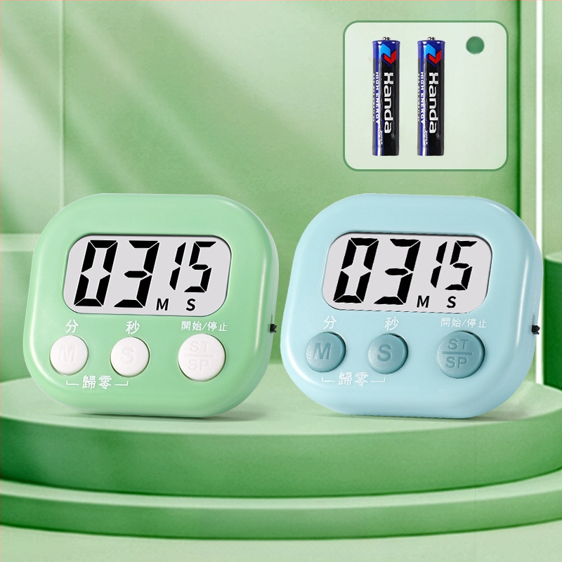 Digitalni timer za učenje s alarmom i podsjetnikom odbrojavanja za pripremu ispita; kuhinjski timer za pečenje