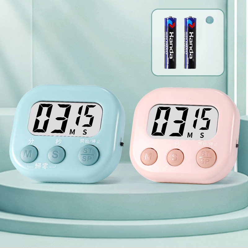 Digitalni timer za učenje s alarmom i podsjetnikom odbrojavanja za pripremu ispita; kuhinjski timer za pečenje