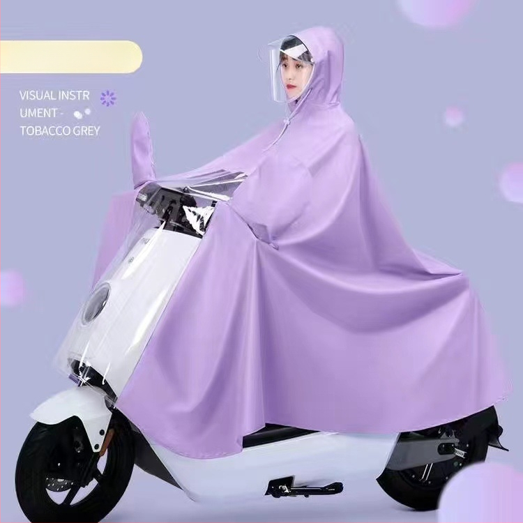 Deblji kišni pončo za električni skuter, za jednu osobu, XXXXL, PVC