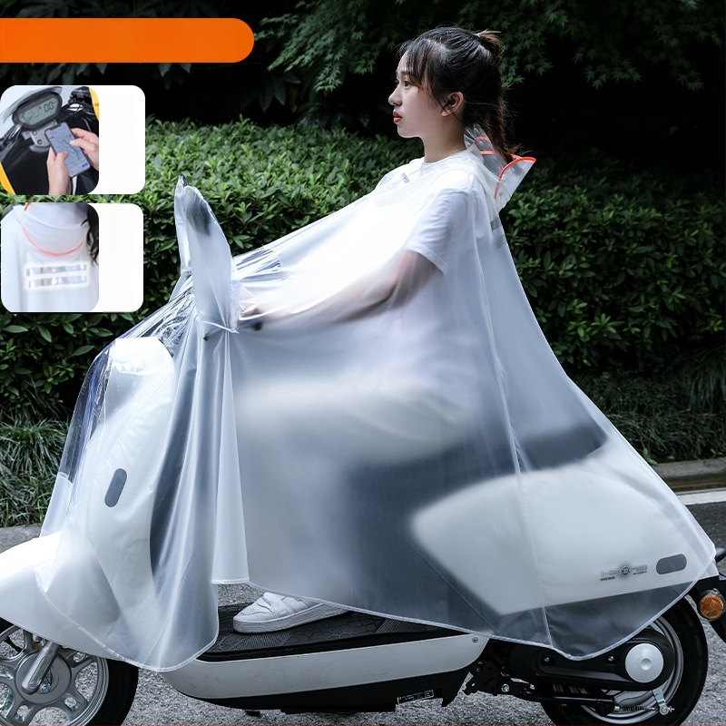Deblji kišni pončo za električni skuter, za jednu osobu, XXXXL, PVC