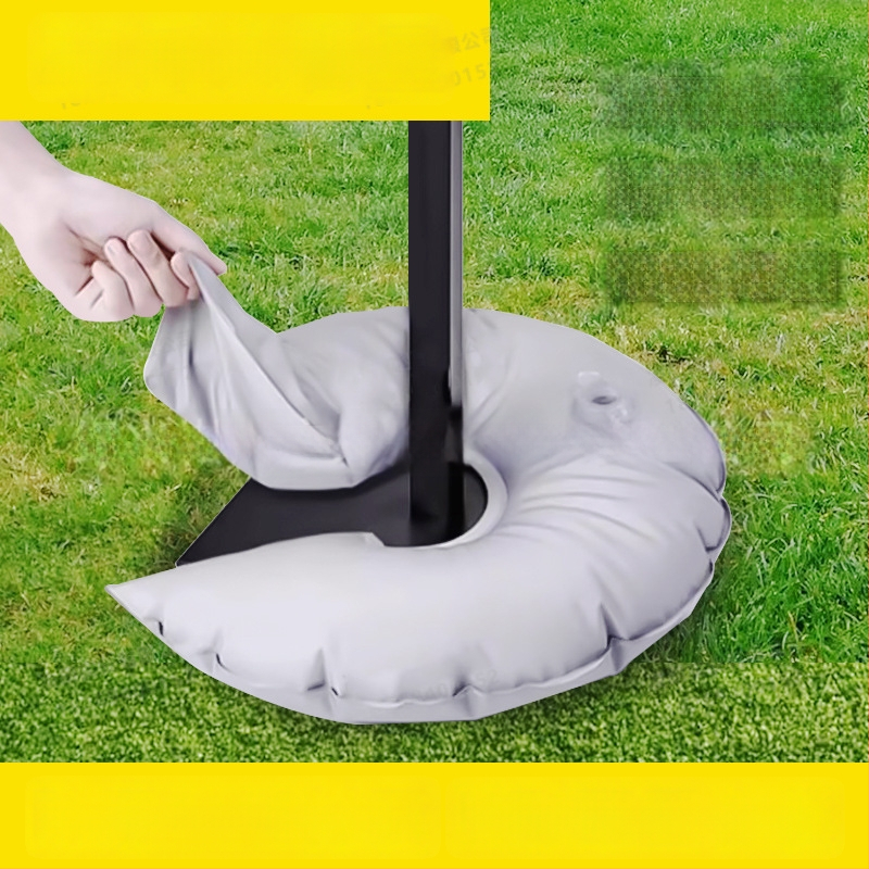 PVC teža vodena torba napunjena vodom, metalna baza za vanjsku zastavu ili suncobran, otporna na vjetar, vodootporna, prijenosna
