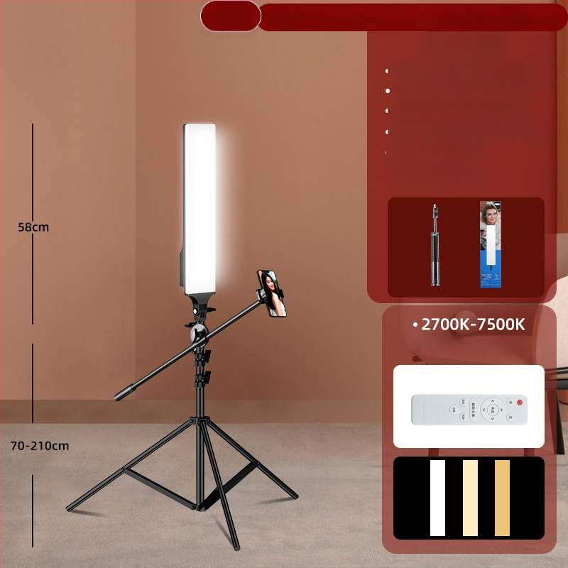 Prijenosno LED svjetlo za dopunu za livestreamanje, fotografiranje i selfie s tri boje temperature