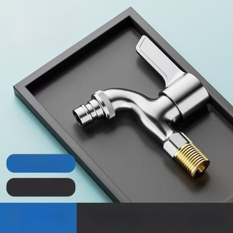 Ventil za perilicu rublja – ulaz vode od nehrđajućeg čelika, četverostruki navoj, snažno brzo otvaranje