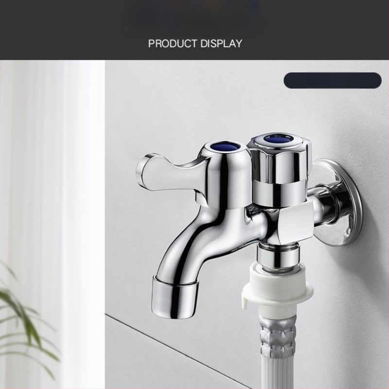 Aluminijski miješalica za perilicu s produženim izljevom, dvostruka namjena, jedan ulaz, dva izlaza, mop sudoper