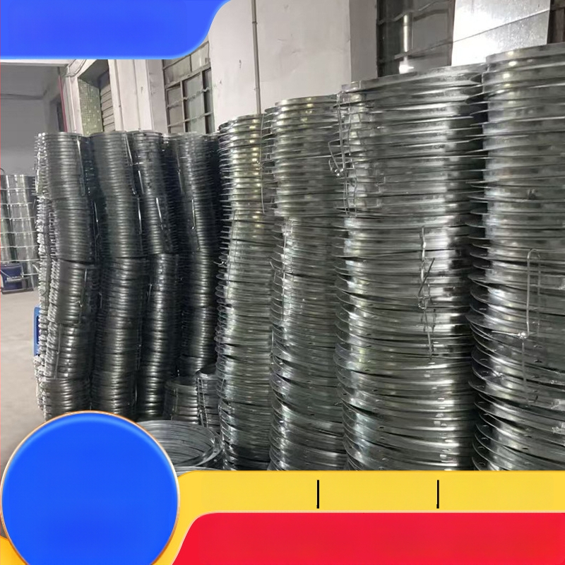 Nerđajući čelik galvanizirani kutni prirub za okrugli velikog promjera kanal ventilacije, kvadratno pročepljeni kutni čelik