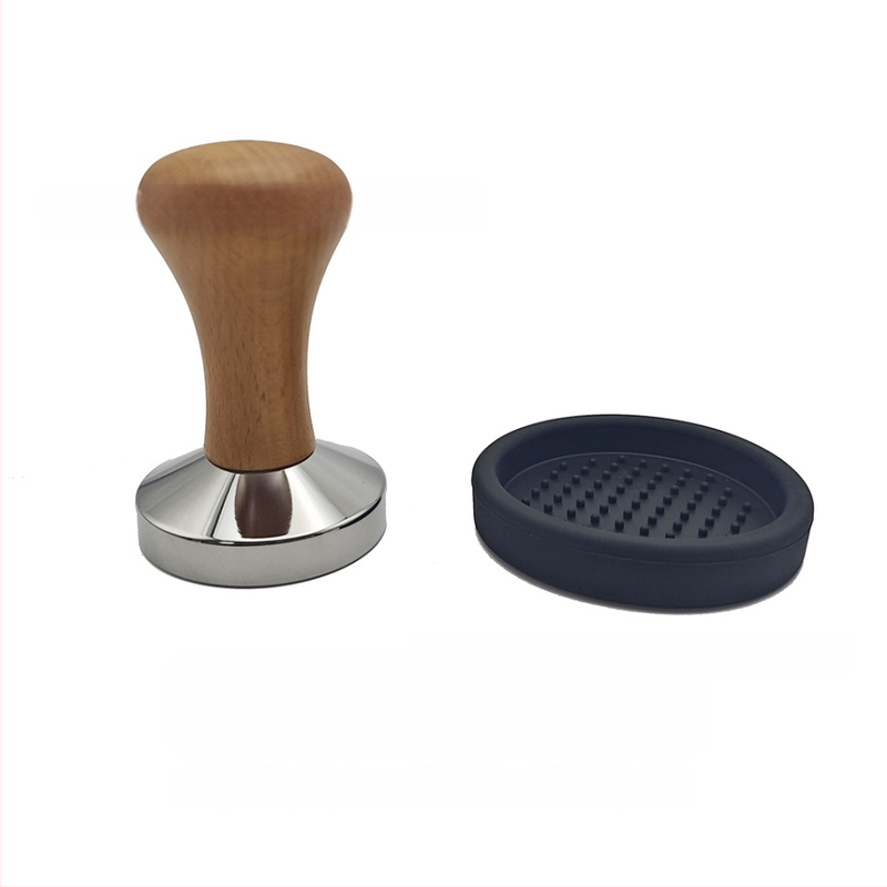 Drveni tamp za kavu, 58×53 mm, bukovo drvo, za poluautomatske espress aparate