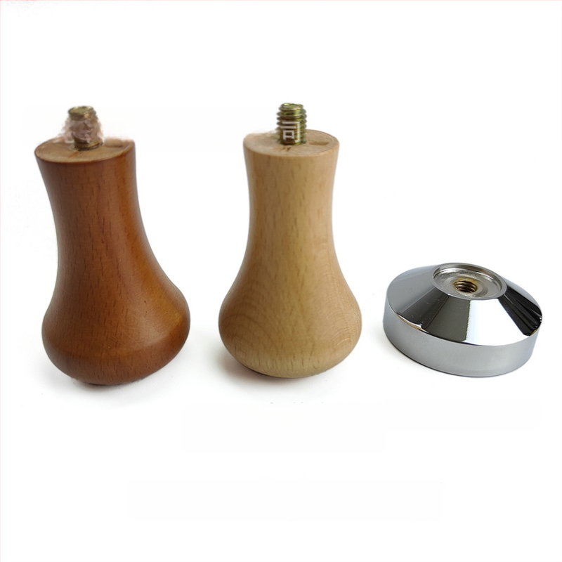 Drveni tamp za kavu, 58×53 mm, bukovo drvo, za poluautomatske espress aparate