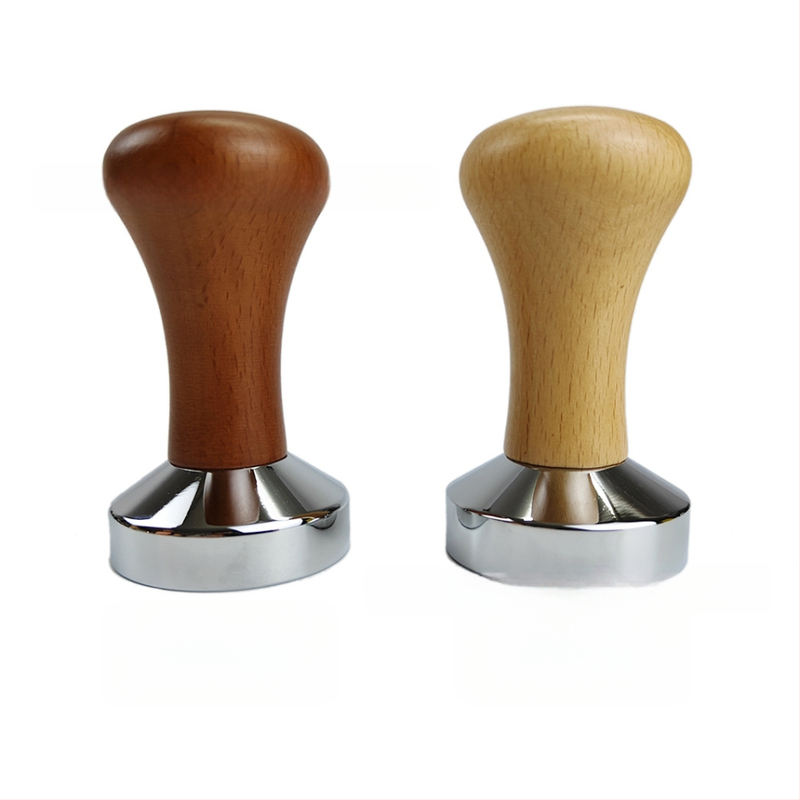 Drveni tamp za kavu, 58×53 mm, bukovo drvo, za poluautomatske espress aparate