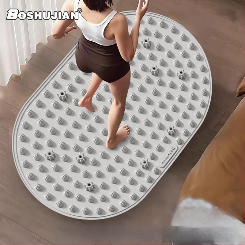 Μασάζ ποδιών μαξιλάρι με υγρή μαλακή σιλικόνη και πλακέ ακουπρεσούρ για εσωτερική χρήση σε τρέξιμο στη θέση · βάρος 800 g