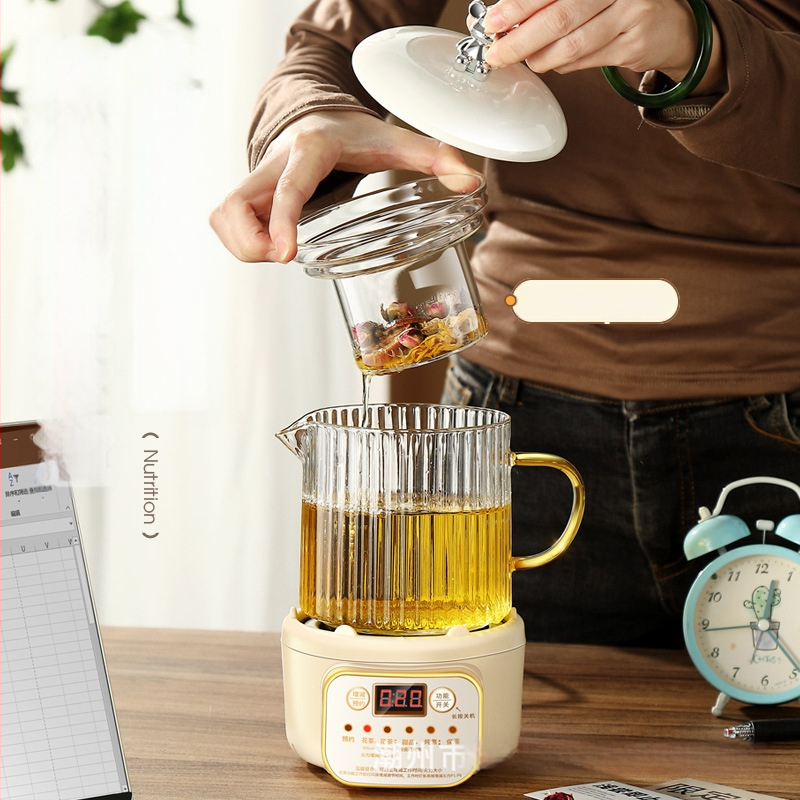 Ηλεκτρικό κύπελλο θέρμανσης για γραφείο, συμπαγές με αποσπώμενος σχεδιασμός (θέρμανση βάσης, ισχύς κάτω από 1000W, χωρητικότητα κάτω από 1L, προστασία από υπερθέρμανση)